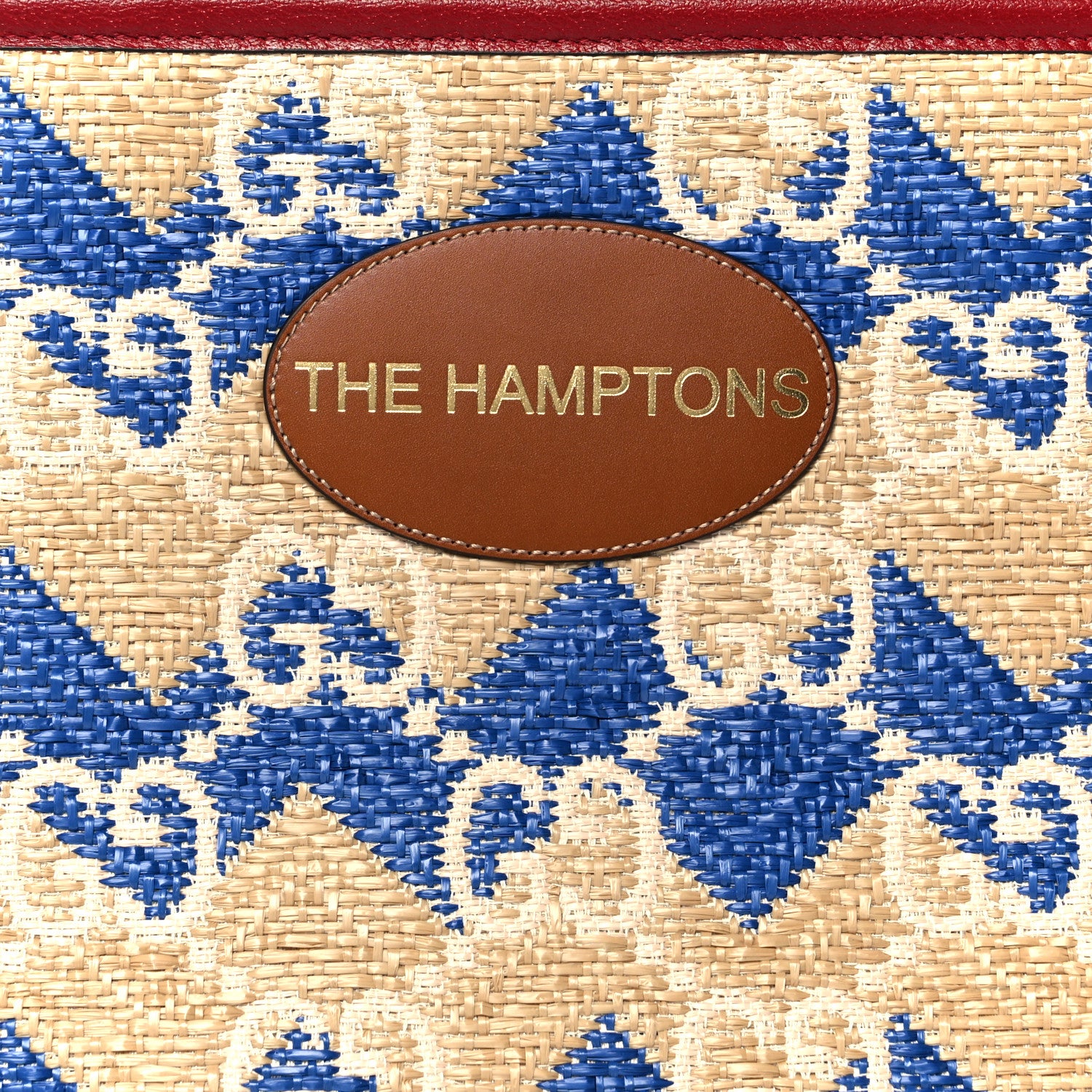 Gucci Raffia GG Monogram Hamptons Case Beige Blue 7 of 7