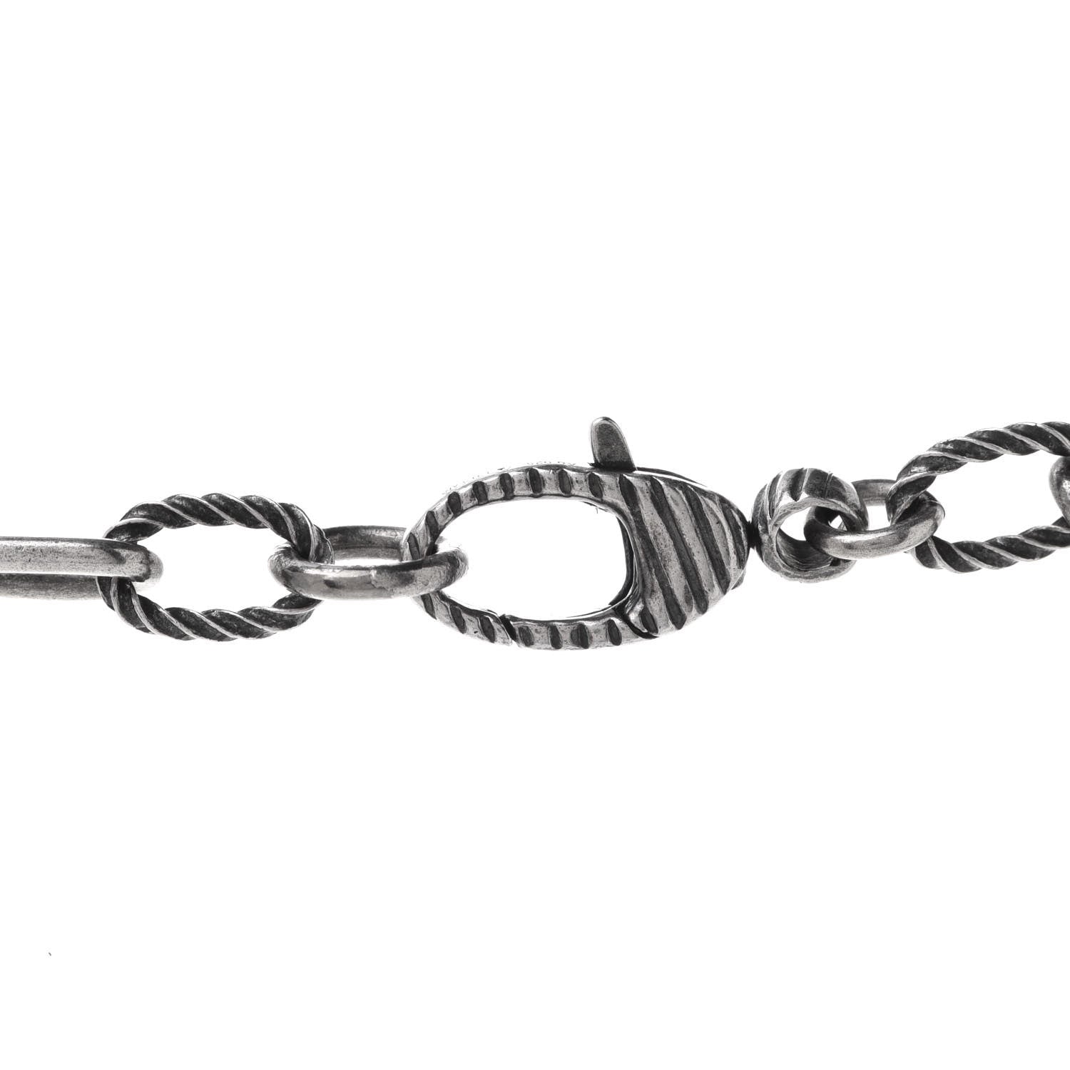 Gucci Sterling Silver Small Interlocking G Pendant Necklace 5 of 7