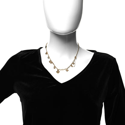 Louis Vuitton Metal Blooming Supple Necklace Gold 2 of 6