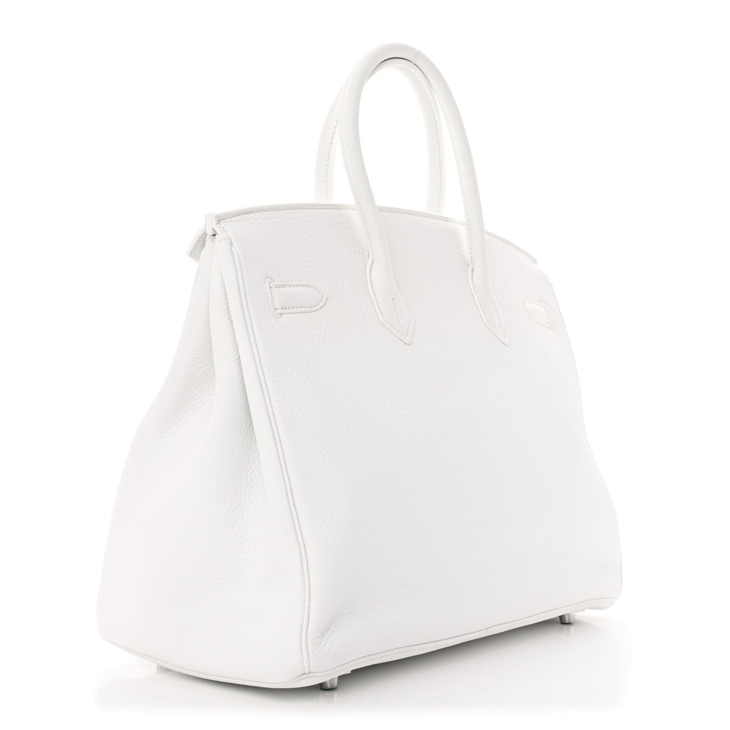 Taurillon Clemence Birkin 35 White