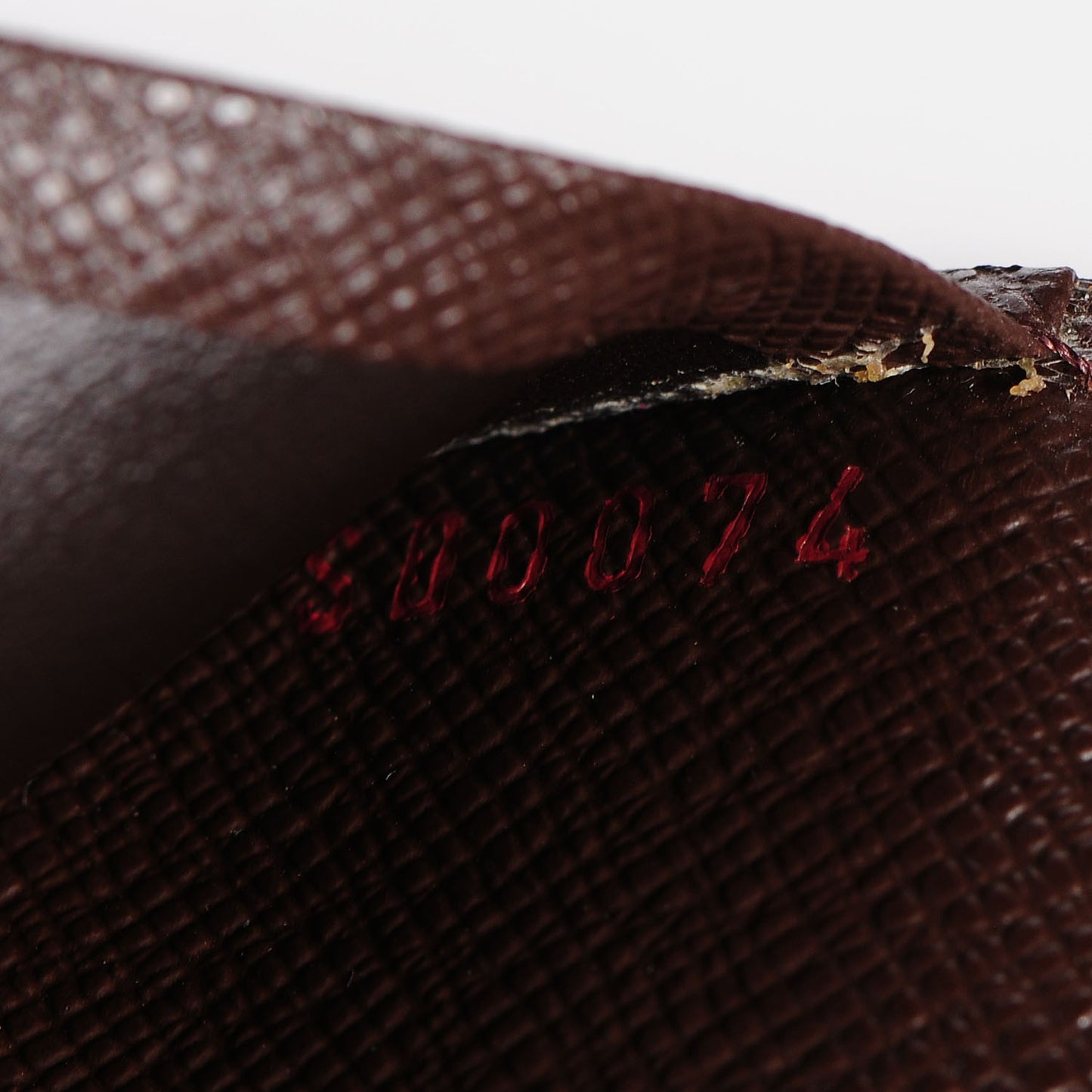 Damier Ebene Simple Checkbook Cover Wallet