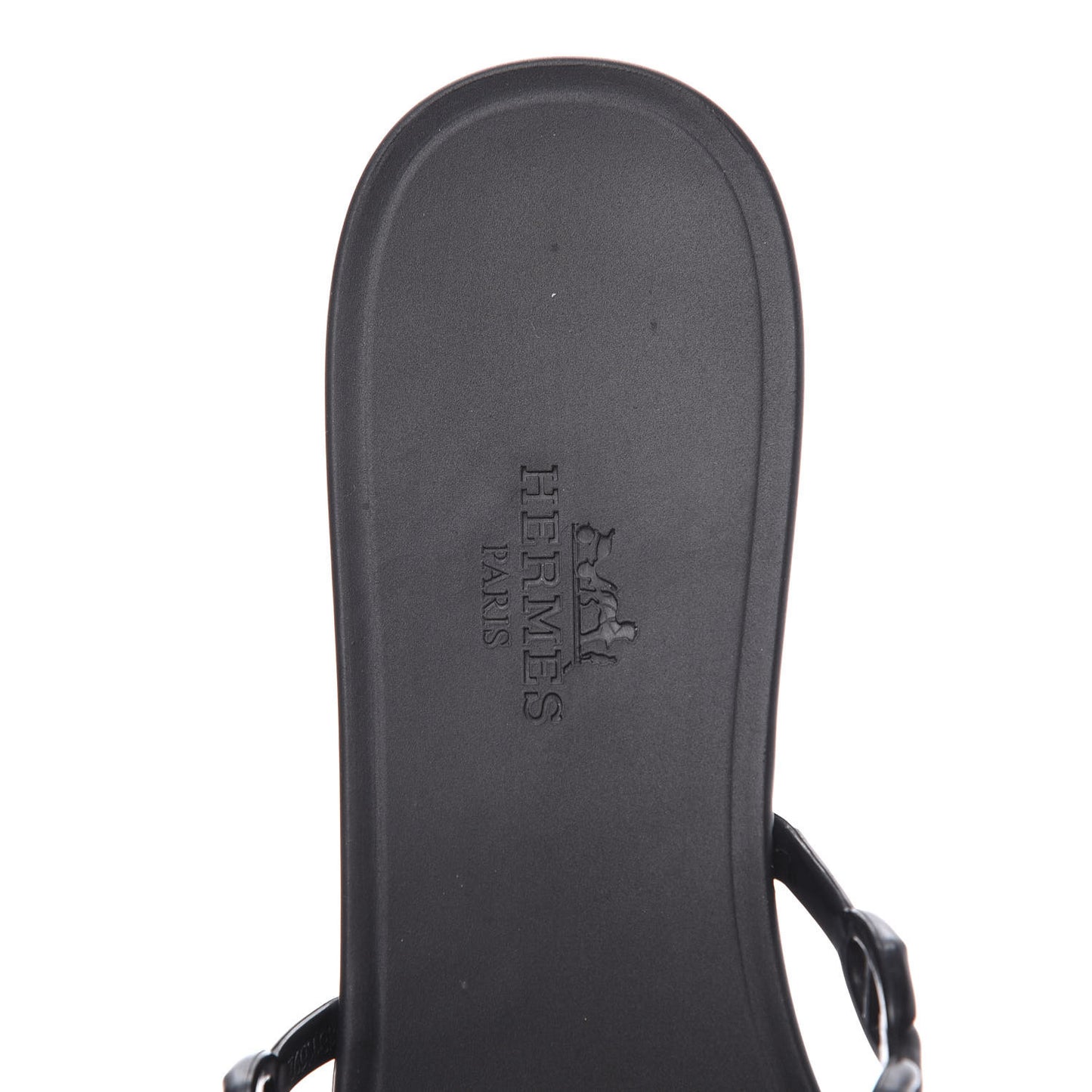 Rubber Chaine d'Ancre Rivage Sandals 37 Black