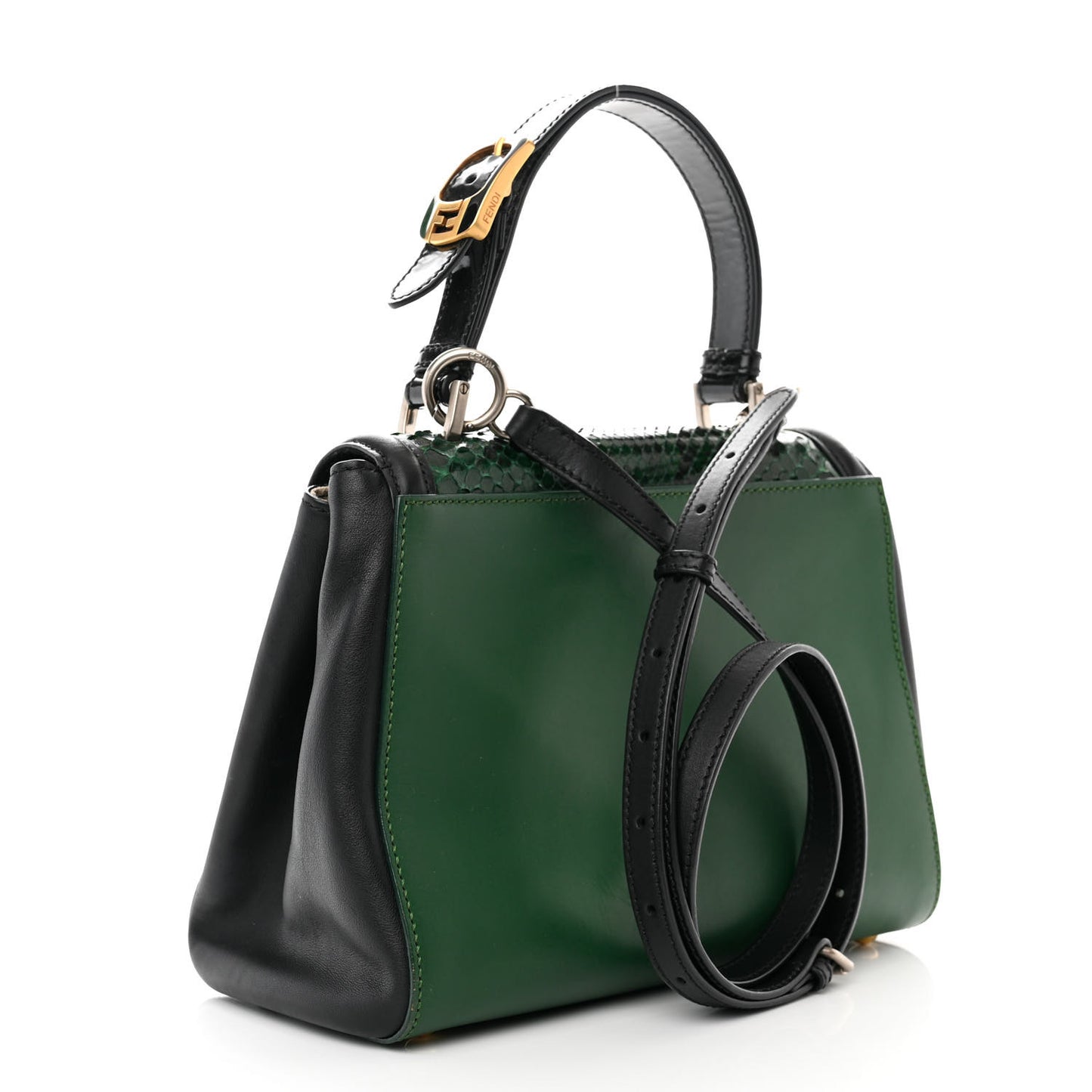 Snakeskin Calfskin Silvana Top Handle Bag