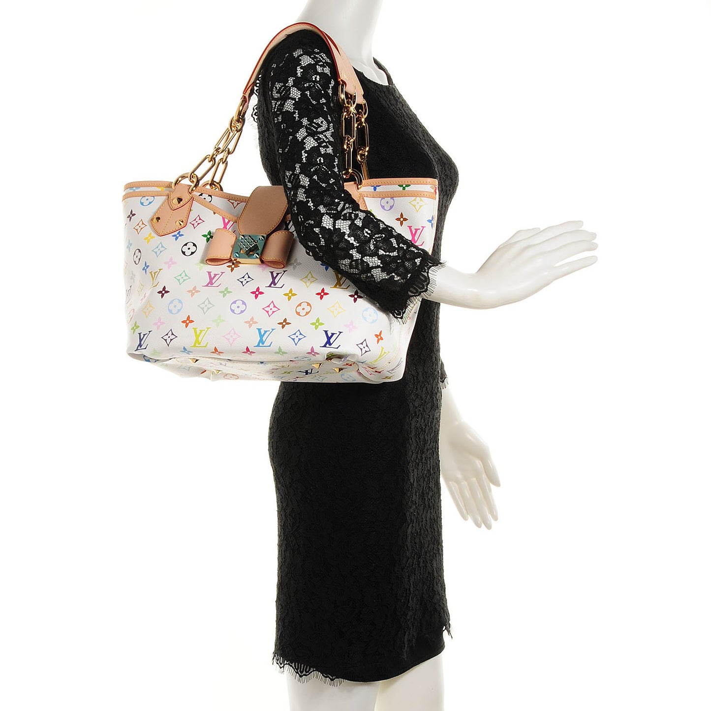 Monogram Multicolor Annie GM White