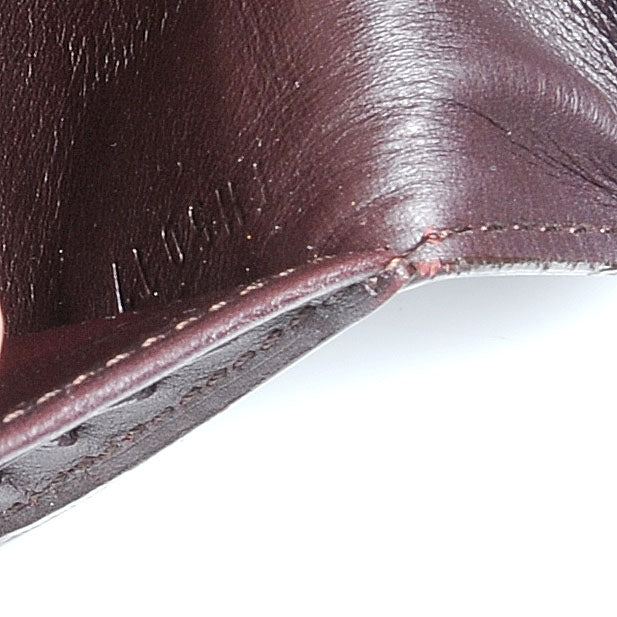 Vernis Porte Tresor International Wallet Amarante