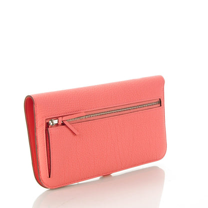 Hermes Togo Dogon Recto Verso Wallet Rose Candy 3 of 9
