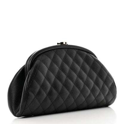 Chanel Caviar Quilted Timeless Clutch Black 3 of 7