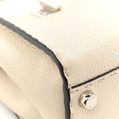 Fendi Cuoio Romano Selleria Mini Peekaboo Iconic Satchel Latte 11 of 13