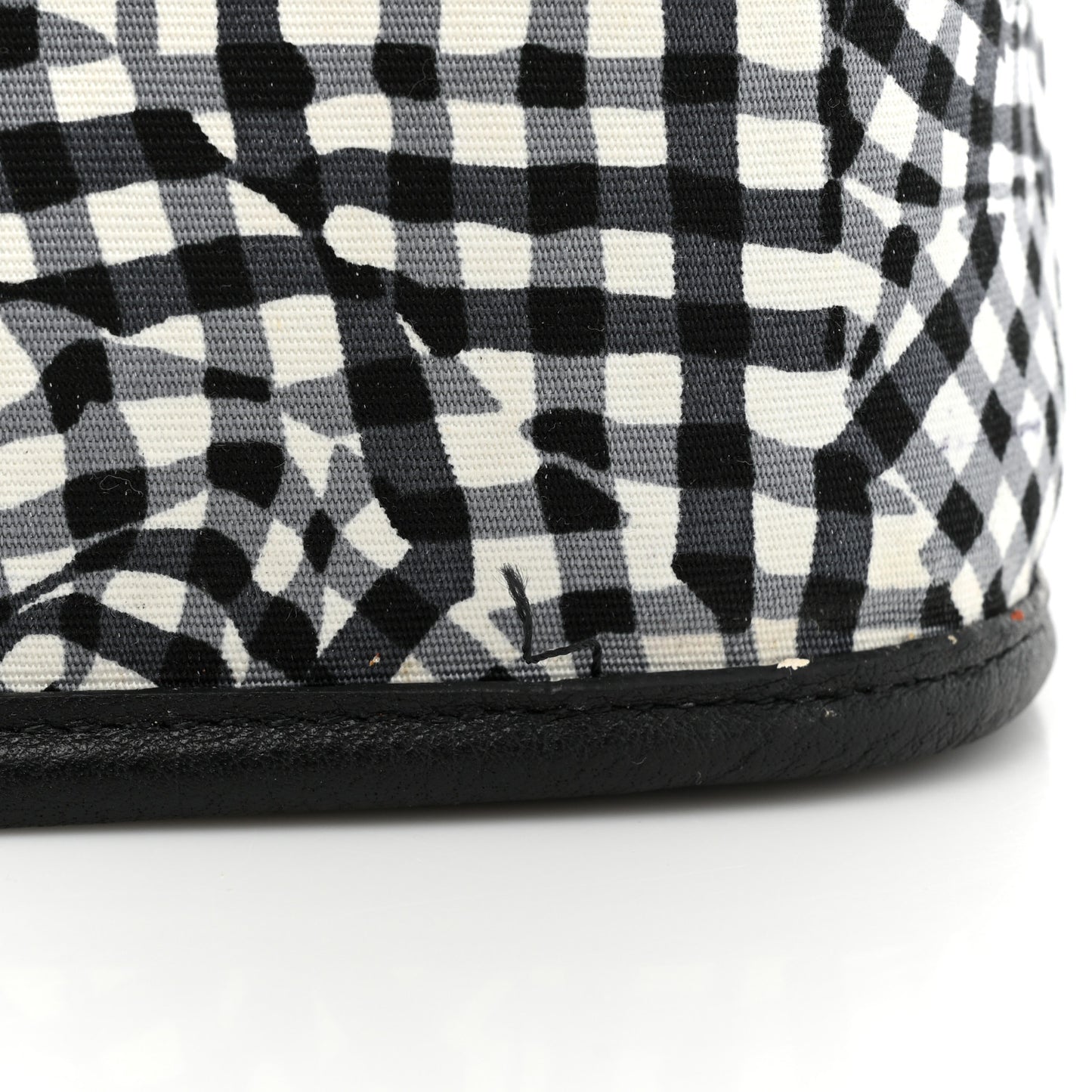 Grained Calfskin Visetos Medium Liz Reversible Shopper Tote Black