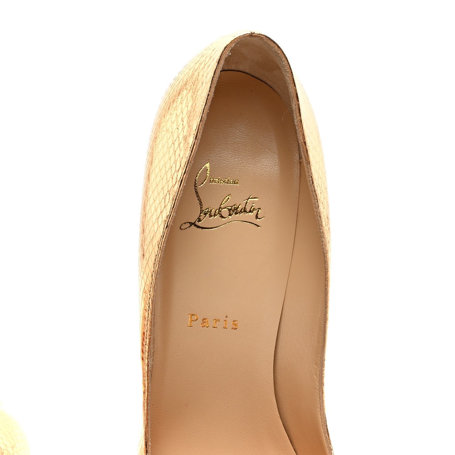 Christian Louboutin Ayers Metal Nodo Bow 120 Pumps 39 Gold 8 of 9