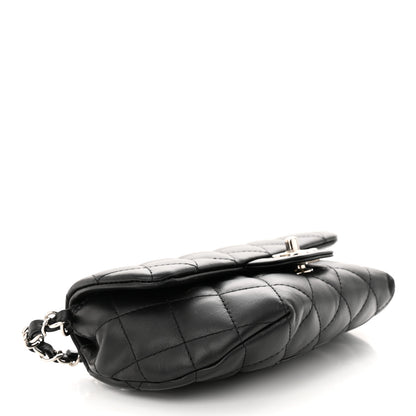 Chanel Calfskin Quilted CC Uniform Flap Belt Bag Black 4 of 11