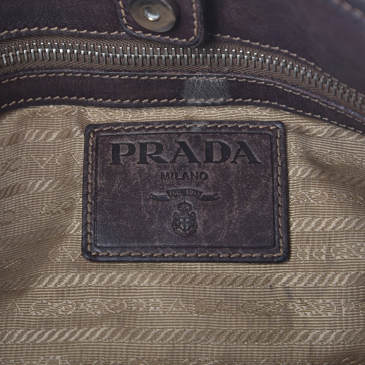 Jacquard Logo Tote Corda Moro