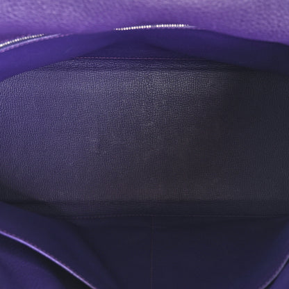 Hermes Togo Kelly Retourne 35 Iris 5 of 17