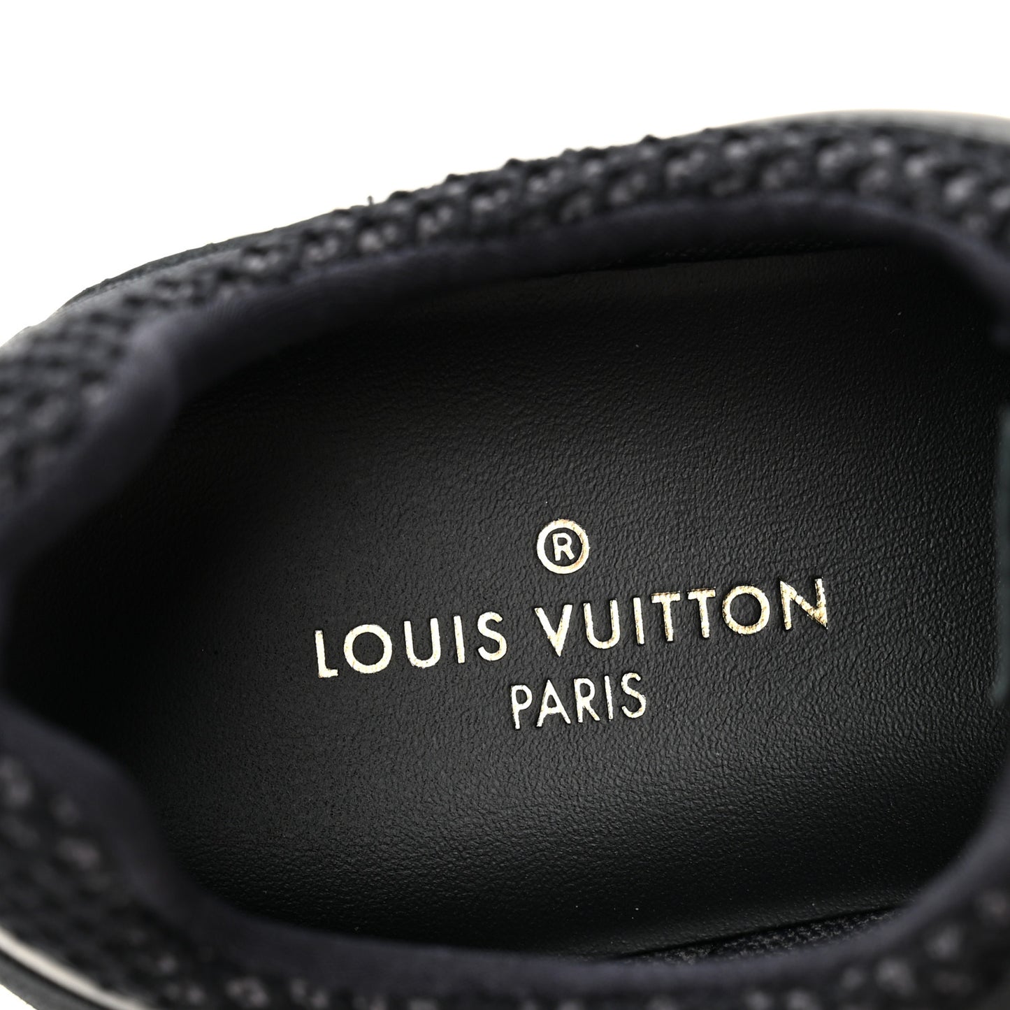 Technical Nylon Monogram Rubber Aftergame Sneakers 36 Black