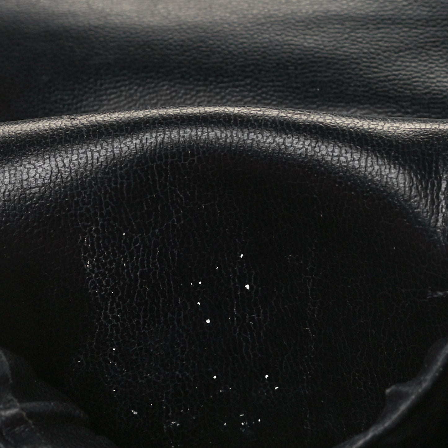 Calfskin Cosmetic Vanity Bag Black