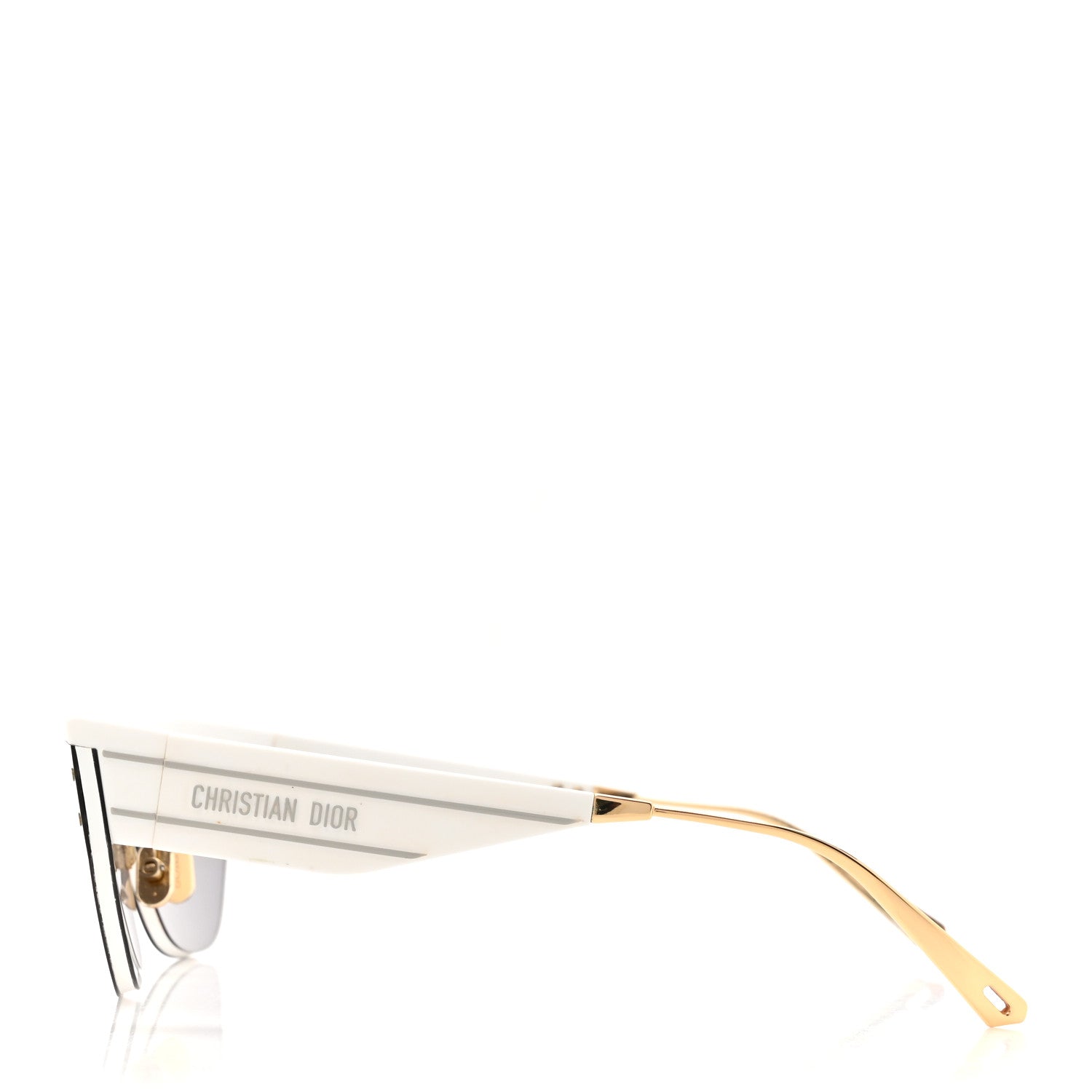 Christian Dior Acetate DiorClub M3U Cat Eye Mask Sunglasses White 3 of 7