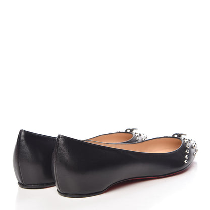 Christian Louboutin Kid Door Knock Flats 36.5 Black 4 of 8