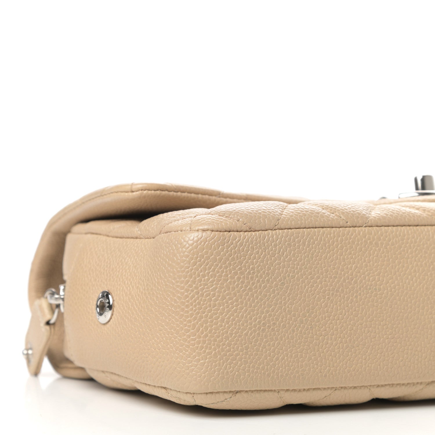 Chanel Caviar Quilted Medium Easy Flap Beige 8 of 11