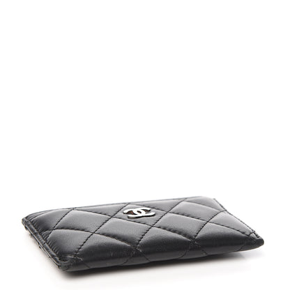 Chanel Lambskin Quilted Card Holder Black 3 of 7