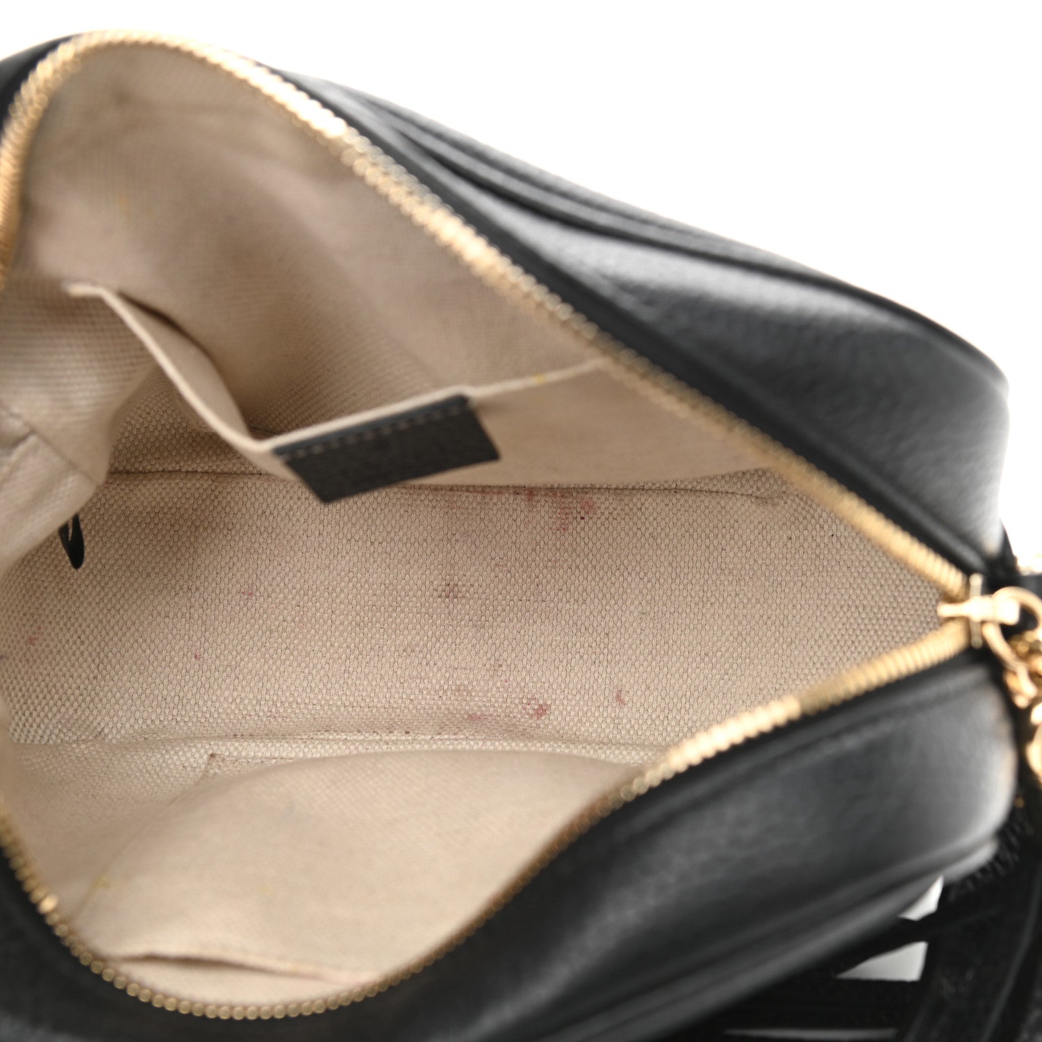 Gucci Pebbled Calfskin Small Soho Disco Bag Black 5 of 14