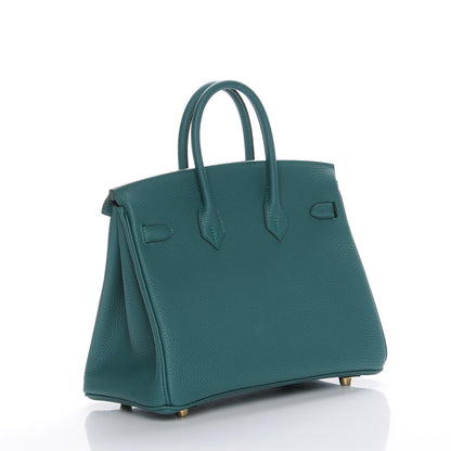 Hermes Togo Birkin 25 Malachite 3 of 26