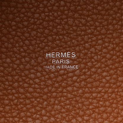 Hermes Taurillon Clemence Swift Eclat Picotin Lock 18 PM Gold Ebene 6 of 11