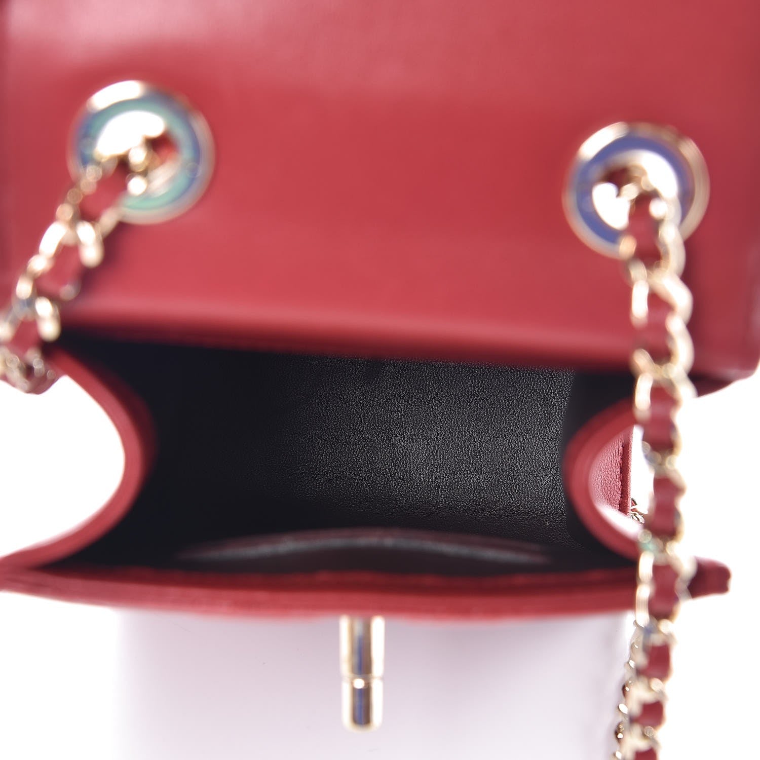 Chanel Lambskin Quilted Trendy CC Phone Holder Red 5 of 9