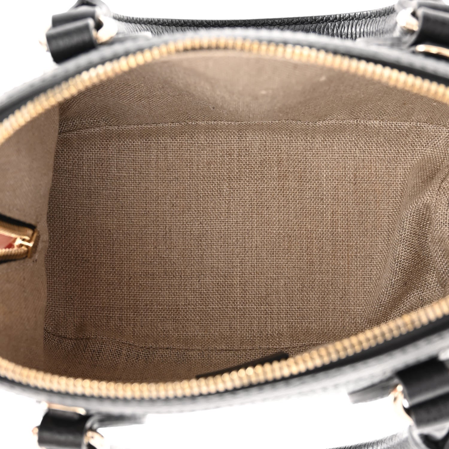 Gucci Dollar Calfskin Small GG Charm Dome Bag Black 5 of 10