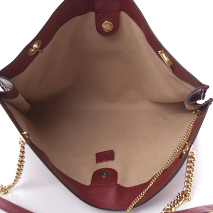 Gucci Calfskin Large Rajah Chain Tote Romantic Cherry 6 of 11
