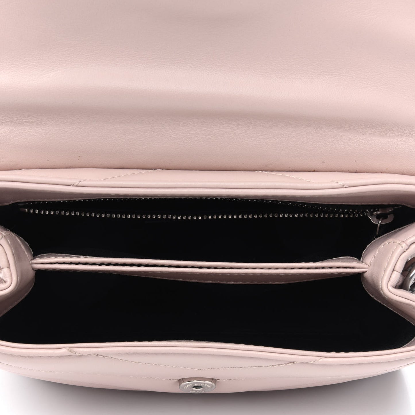 Calfskin Y Quilted Monogram Toy Loulou Crossbody Bag Marble Pink