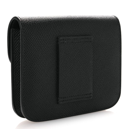 Hermes Epsom Constance Slim Wallet Black 4 of 9