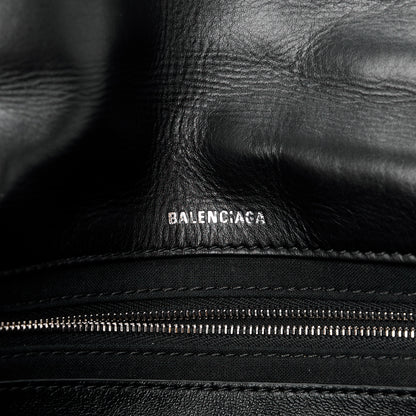 Balenciaga Calfskin Quilted Mini Monaco Chain Shoulder Bag Black 6 of 10