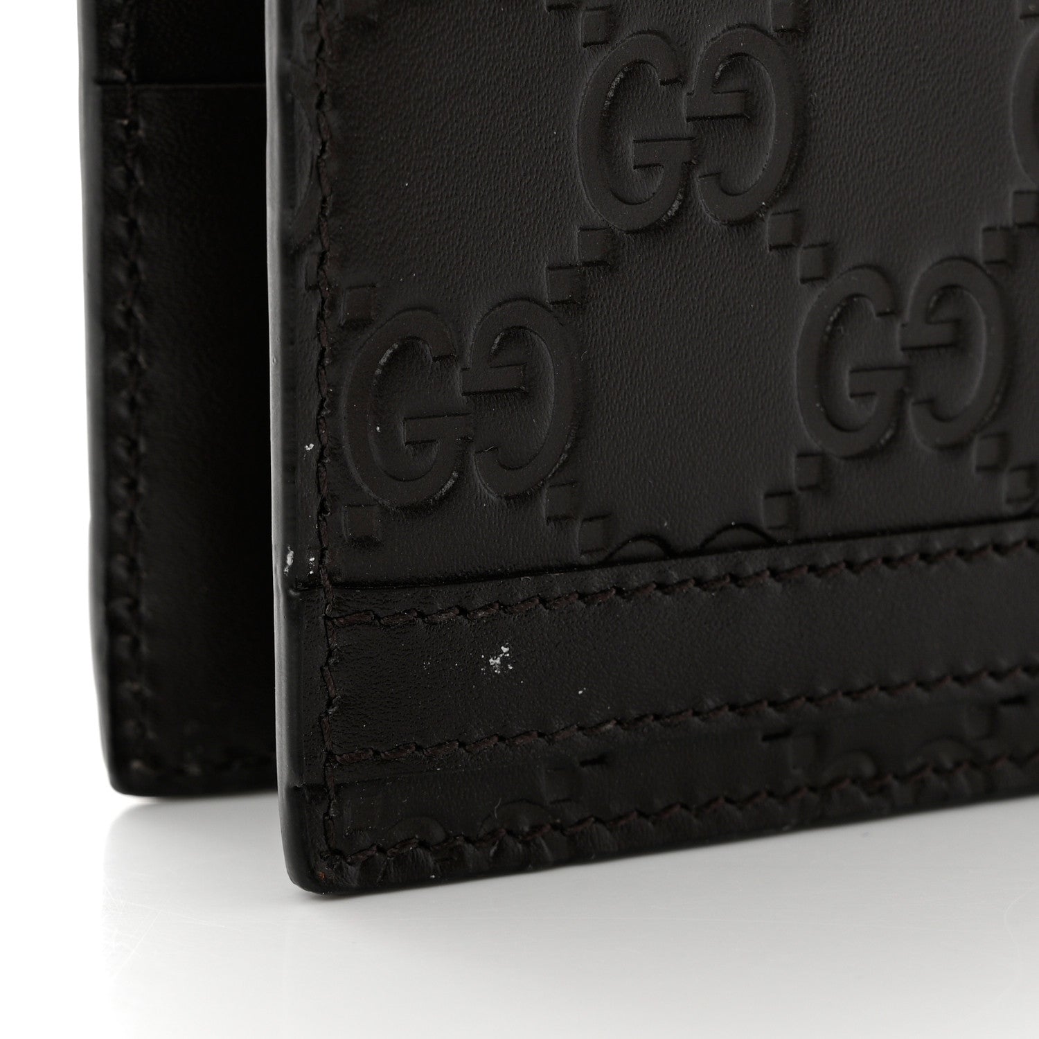 Gucci Guccissima Bi-Fold Wallet Chocolate 8 of 8