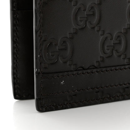 Gucci Guccissima Bi-Fold Wallet Chocolate 8 of 8