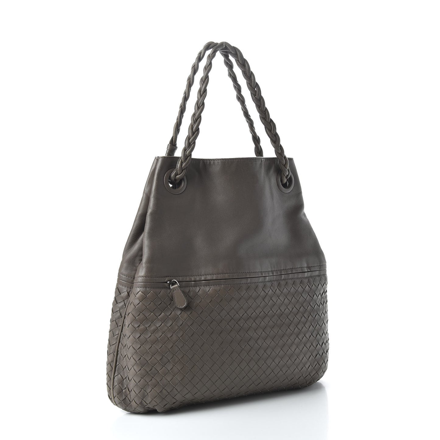 Cervo Deerskin Julie Tote Steel