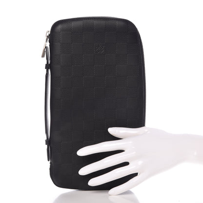 Louis Vuitton Damier Infini Atoll Wallet Onyx 2 of 9