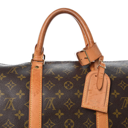 Louis Vuitton Monogram Keepall Bandouliere 50 10 of 15