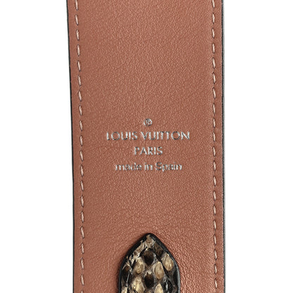 Louis Vuitton Snakeskin Bandouliere Shoulder Strap Natural 3 of 3