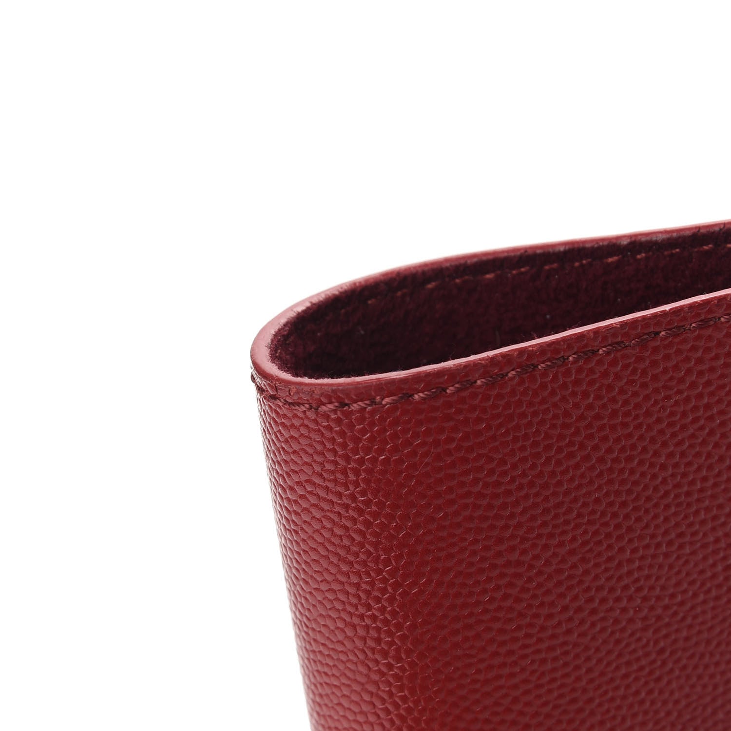 Chanel Caviar Medium Studded Deauville Tote Red 11 of 12
