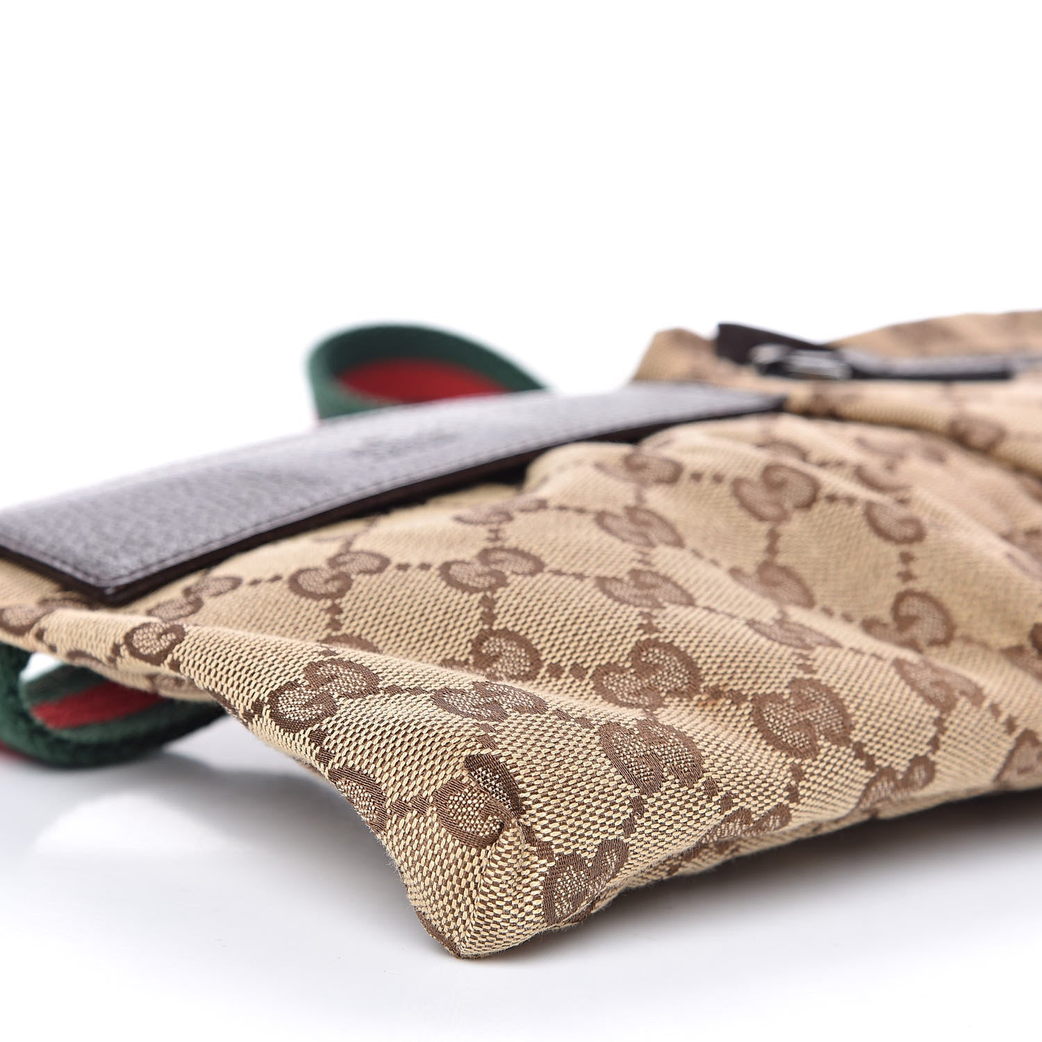 Gucci Monogram Web Belt Bag Dark Brown 10 of 11