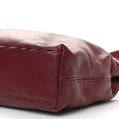 Chanel Calfskin CC Shoulder Bag Red 10 of 14