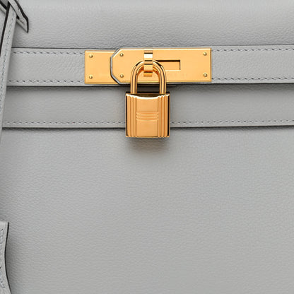 Hermes Evercolor Kelly Retourne 28 Bleu Glacier 8 of 12