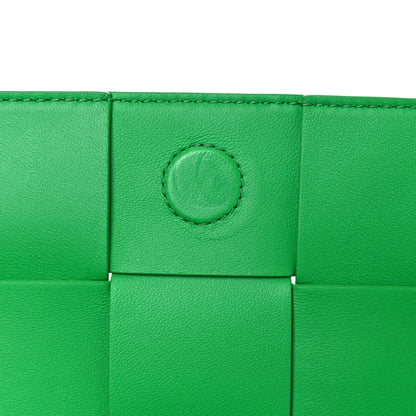 Bottega Veneta Brushed Calfskin Maxi Intrecciato Cassette Crossbody Bag Parakeet 8 of 8