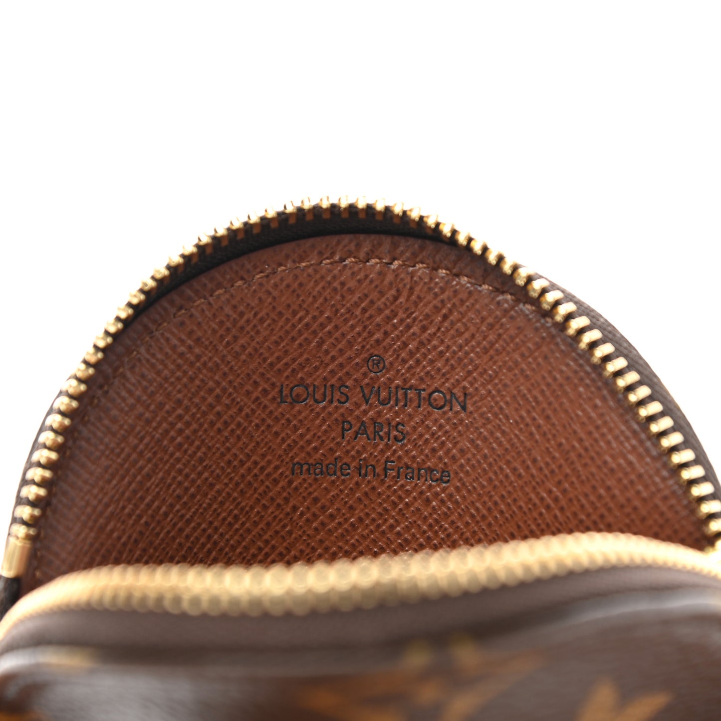 Monogram Round Coin Purse