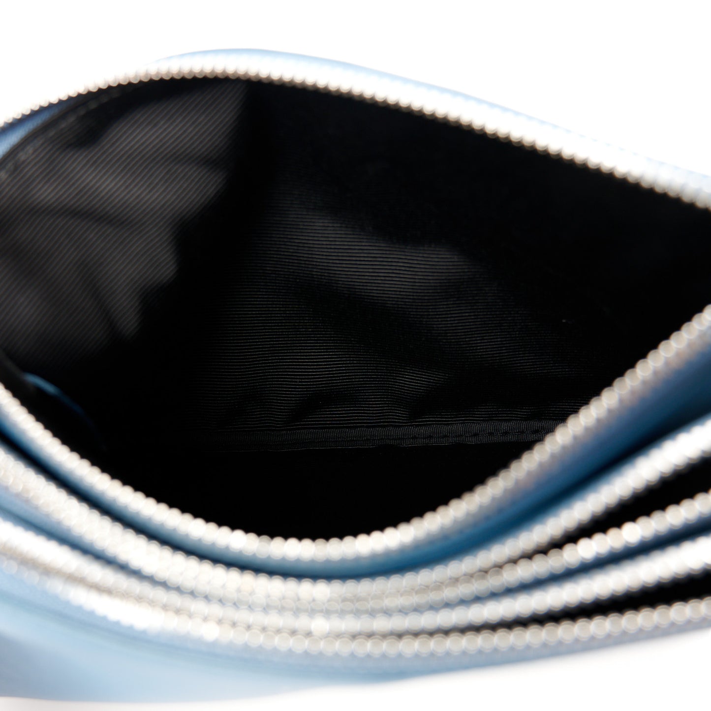 Lambskin Small Trio Crossbody Bag Denim