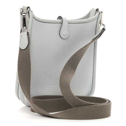 Hermes Taurillon Clemence Amazone Evelyne TPM Gris Perle Etain 2 of 11