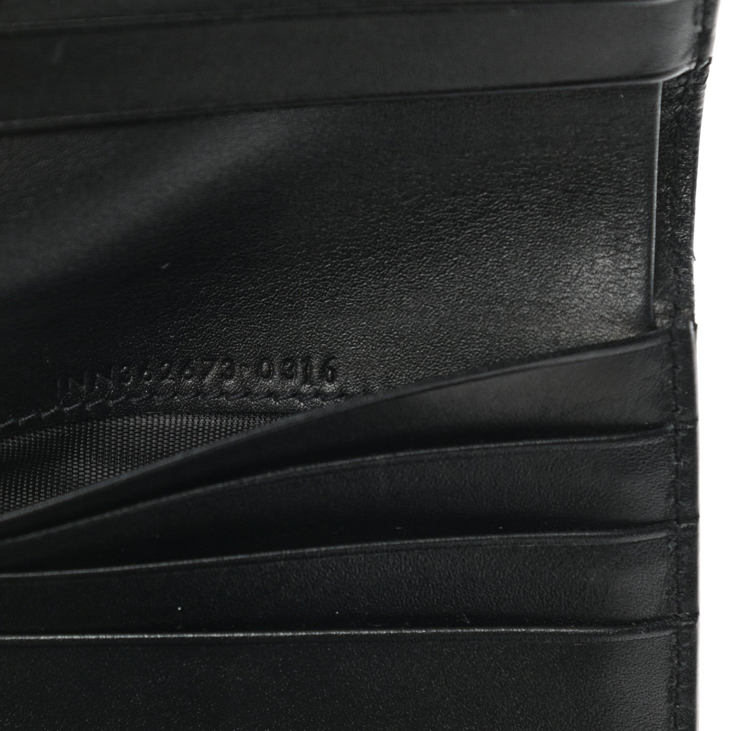 Saint Laurent Smooth Calfskin Compact Wallet Black 7 of 17