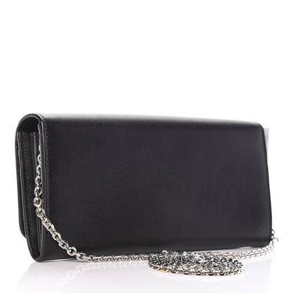 Fendi Vitello Liberty Studded Continental Wallet On Chain Black Multicolor 3 of 12