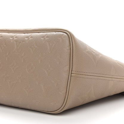 Louis Vuitton Empreinte Monogram Giant Neverfull MM Tourterelle 10 of 10
