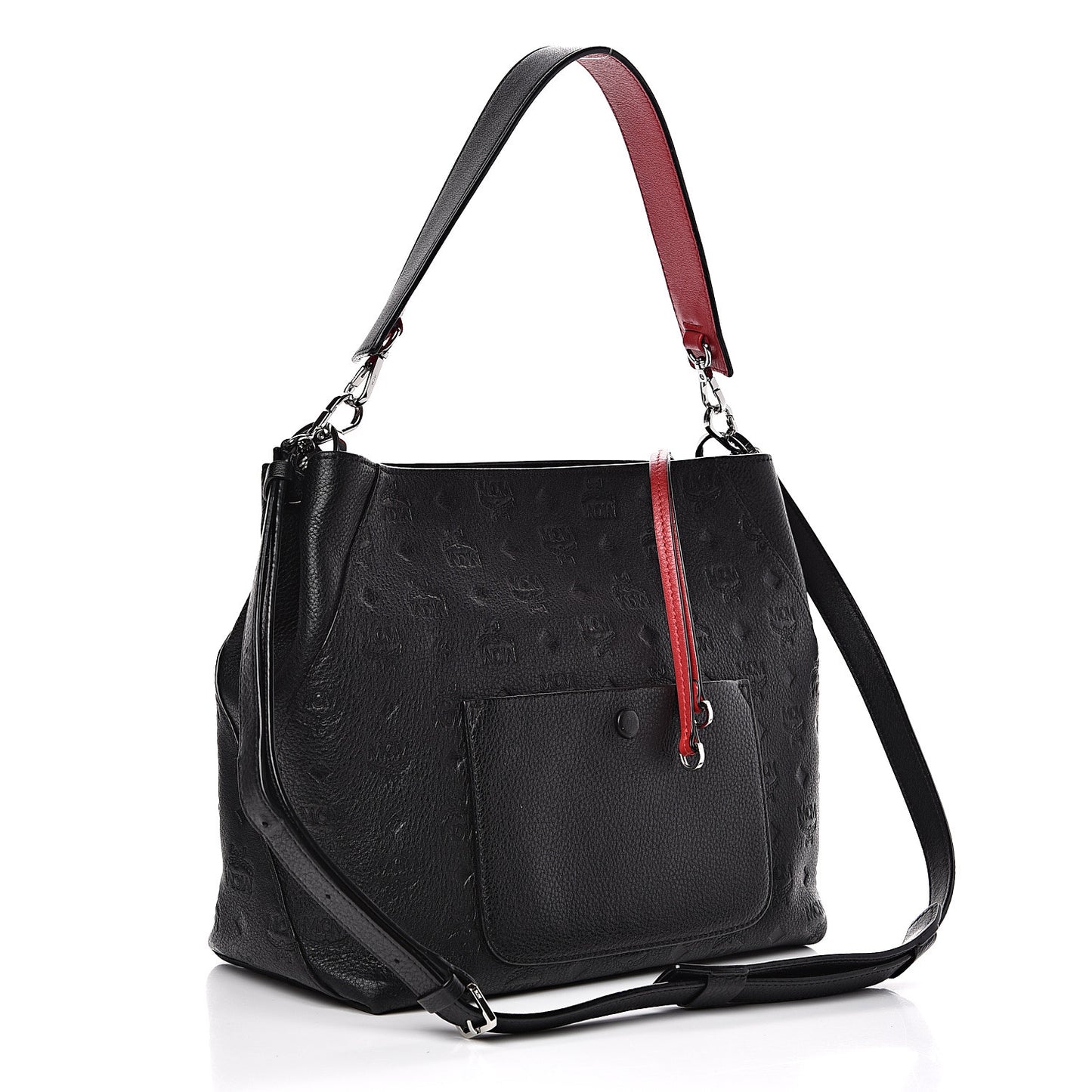 Calfskin Ottomar Medium Klara Hobo Black